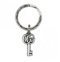 Portachiavi Gucci GG Marmont in Argento YBF627765001 - YBF627765001